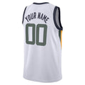 Custom U.Jazz Swingman Custom Jersey  Association Edition White Stitched Basketball Jersey